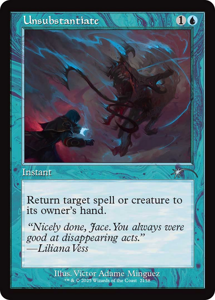 Unsubstantiate (Retro Frame) [Secret Lair Drop Series] | Cracking-Singles