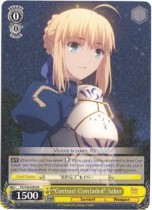 "Contract Concluded" Saber (FS/S36-E005 R) [Fate/Stay Night [Unlimited Blade Works] Vol. II] | Cracking-Singles