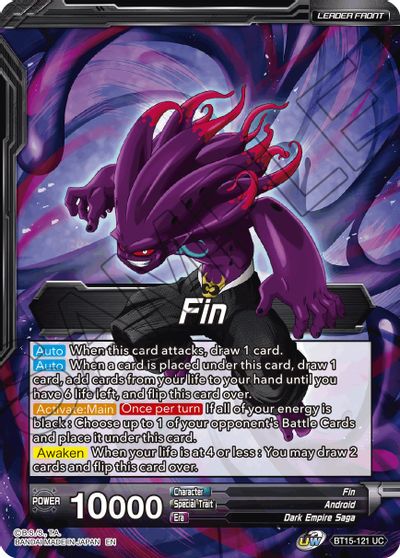 Fin // Fin, Apocalyptic Absorption (BT15-121) [Saiyan Showdown] | Cracking-Singles