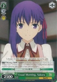 Usual Morning, Sakura (FS/S34-E046 C) [Fate/Stay Night [Unlimited Blade Works]] | Cracking-Singles