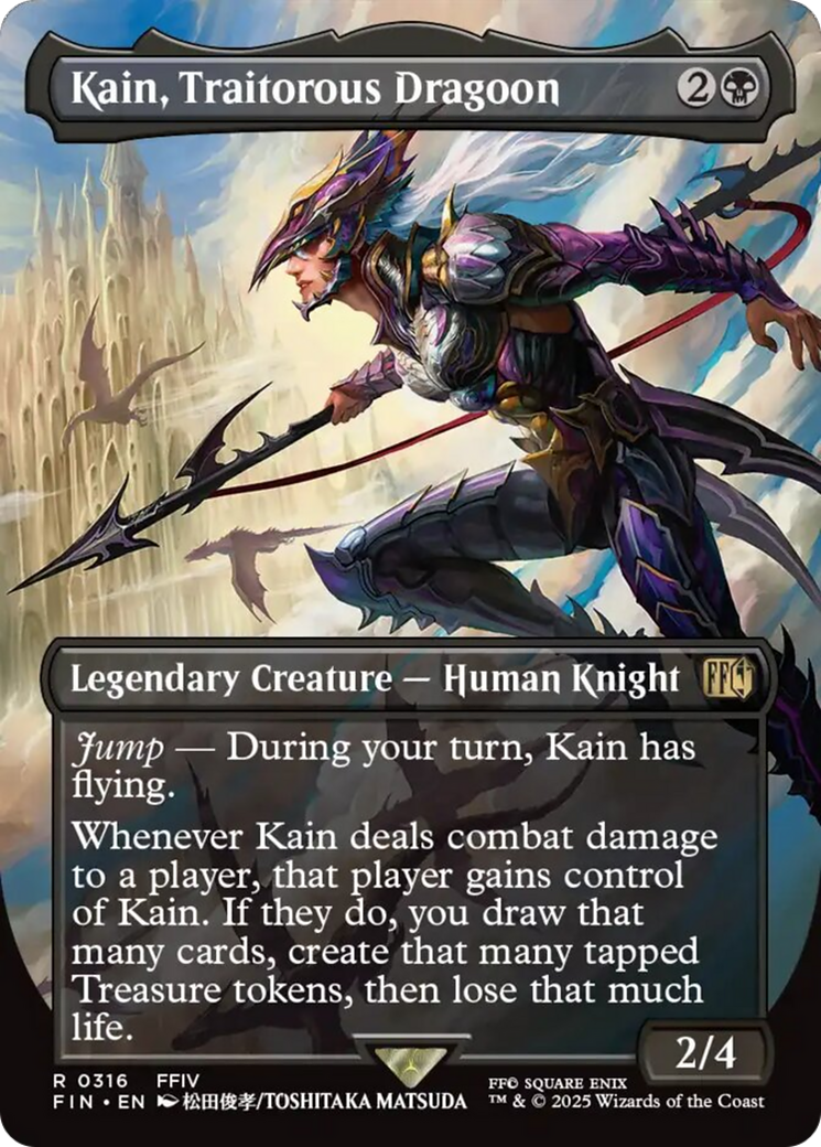 Kain, Traitorous Dragoon (Borderless) [FINAL FANTASY] | Cracking-Singles