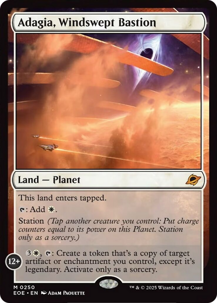 Adagia, Windswept Bastion [Edge of Eternities] | Cracking-Singles