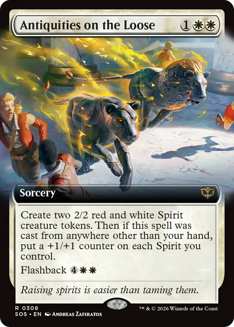 Antiquities on the Loose (Extended Art) [Secrets of Strixhaven] | Cracking-Singles