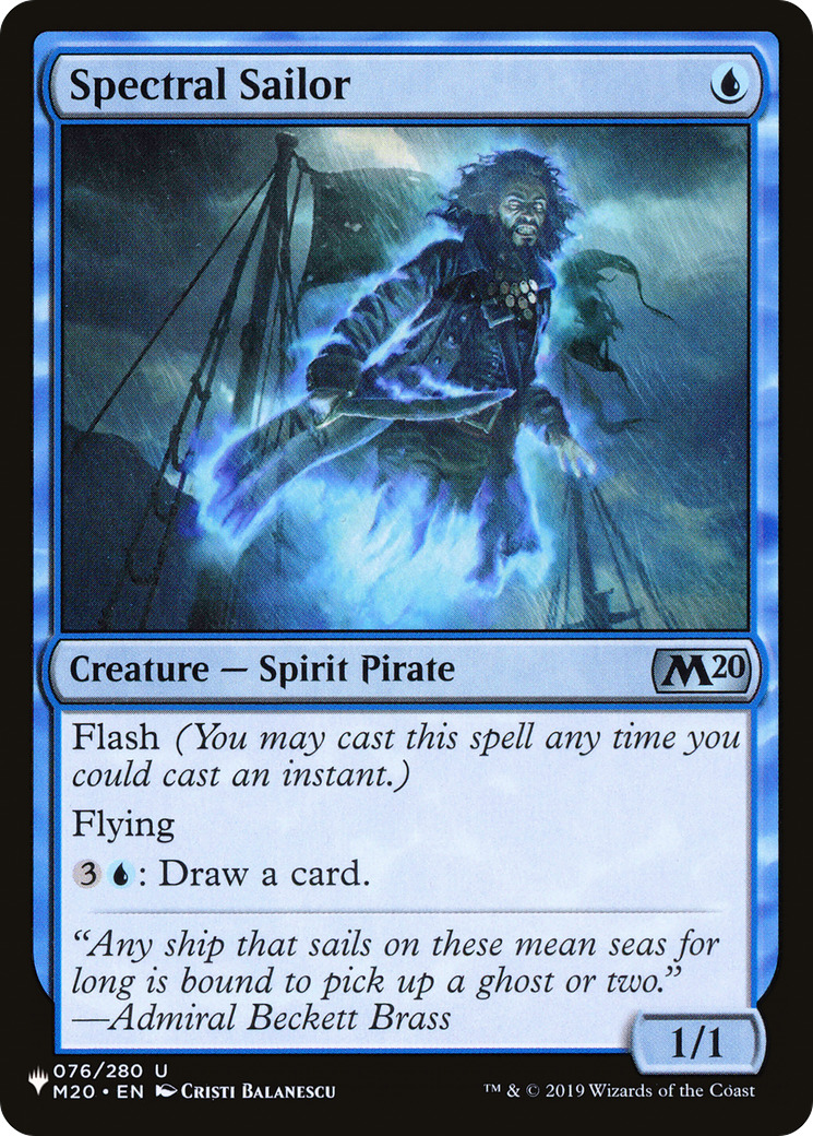 Spectral Sailor [The List] | Cracking-Singles