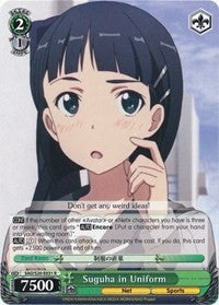 Suguha in Uniform (SAO/S20-E031 R) [Sword Art Online] | Cracking-Singles
