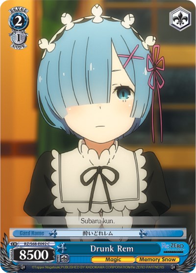 Drunk Rem (RZ/S68-E092 C) [Re:ZERO Memory Snow] | Cracking-Singles