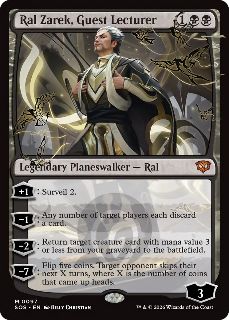 Ral Zarek, Guest Lecturer [Secrets of Strixhaven] | Cracking-Singles