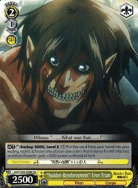 "Sudden Reinforcement" Eren Titan (AOT/S35-TE08 TD) [Attack on Titan] | Cracking-Singles