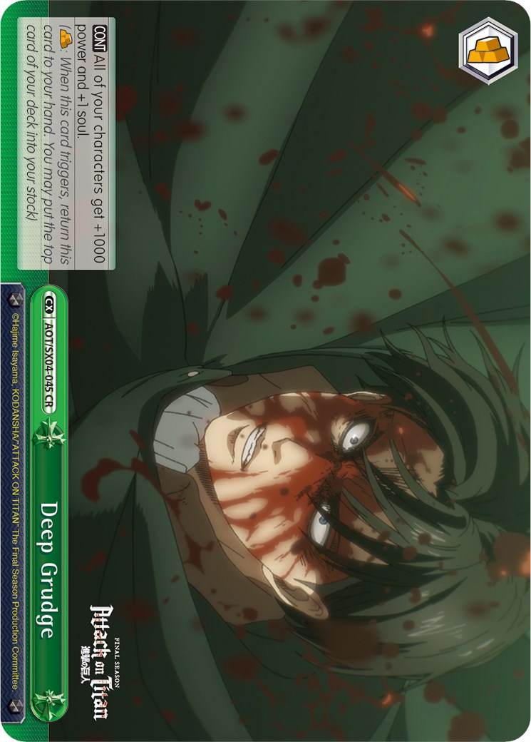 Deep Grudge [Attack On Titan: Final Season] | Cracking-Singles