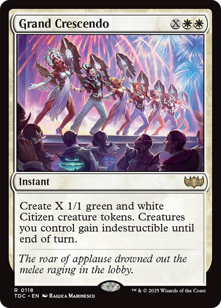 Grand Crescendo [Tarkir: Dragonstorm Commander] | Cracking-Singles