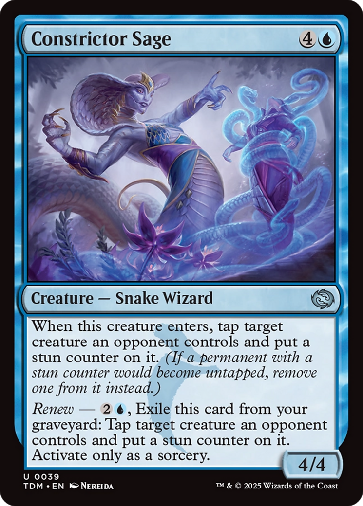 Constrictor Sage [Tarkir: Dragonstorm] | Cracking-Singles
