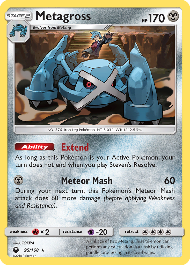 Metagross (95/168) [Sun & Moon: Celestial Storm] | Cracking-Singles