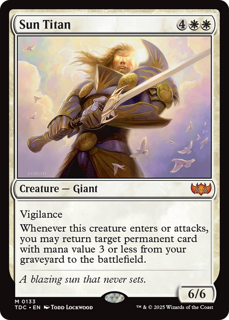 Sun Titan [Tarkir: Dragonstorm Commander] | Cracking-Singles