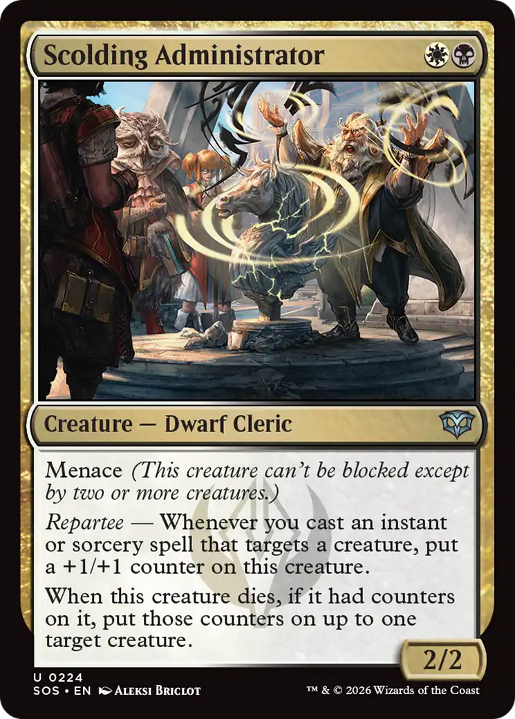Scolding Administrator [Secrets of Strixhaven] | Cracking-Singles