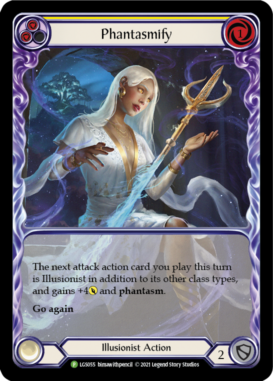 Phantasmify (Yellow) [LGS055] (Promo)  Rainbow Foil | Cracking-Singles