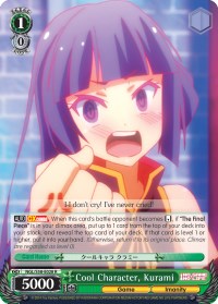 Cool Character, Kurami (NGL/S58-E028 R) [No Game No Life] | Cracking-Singles