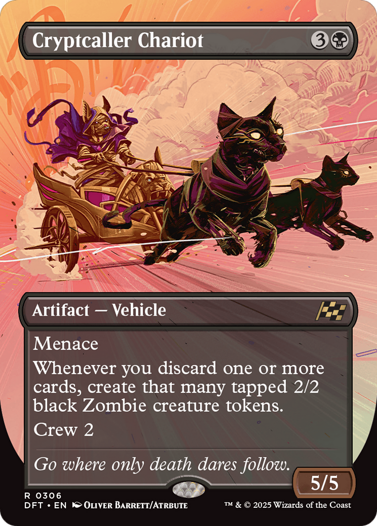 Cryptcaller Chariot (Borderless) [Aetherdrift] | Cracking-Singles