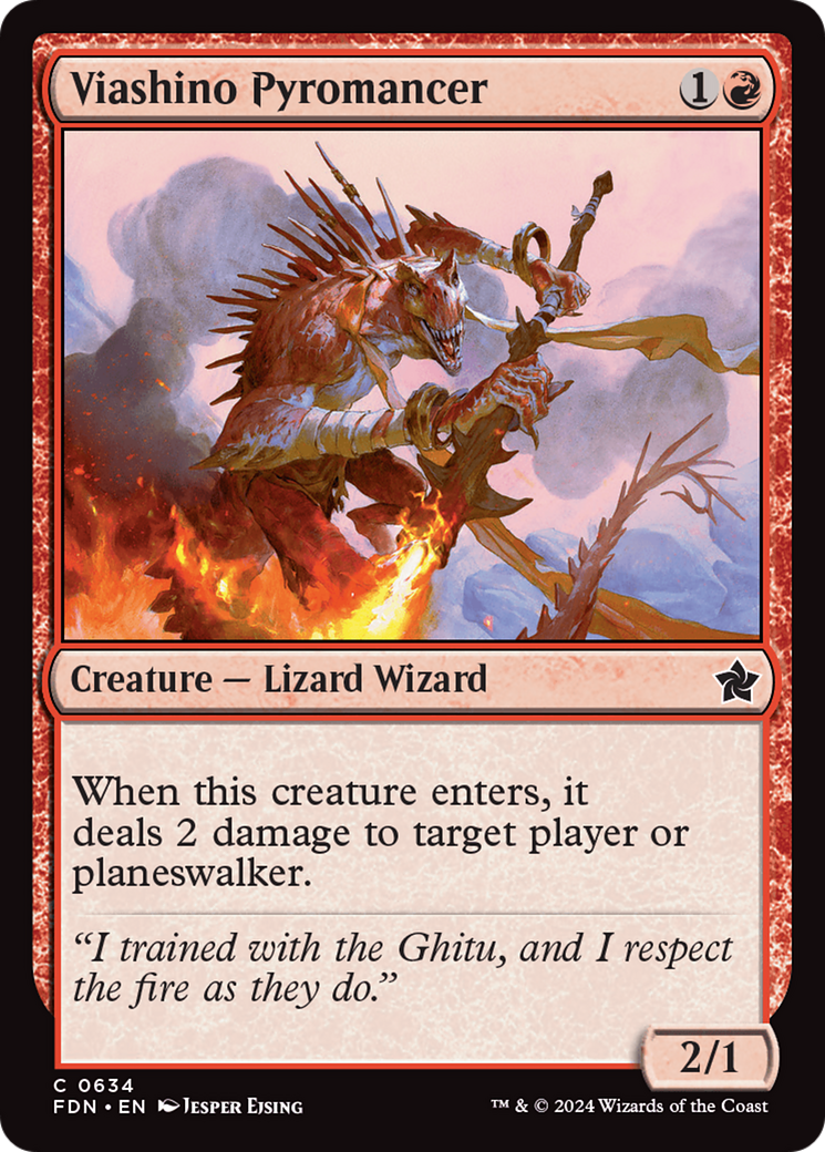 Viashino Pyromancer [Foundations] | Cracking-Singles