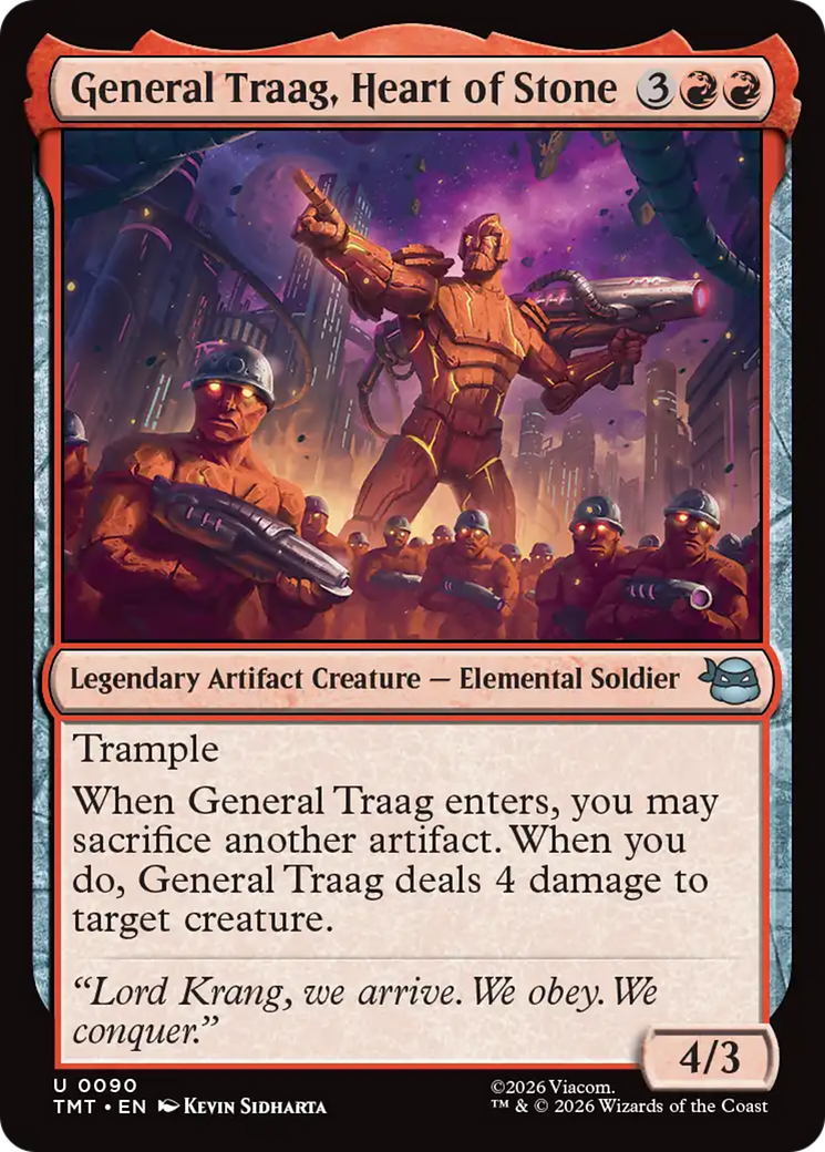 General Traag, Heart of Stone [Teenage Mutant Ninja Turtles] | Cracking-Singles