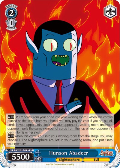 Hunson Abadeer (AT/WX02-079S SR) [Adventure Time] | Cracking-Singles