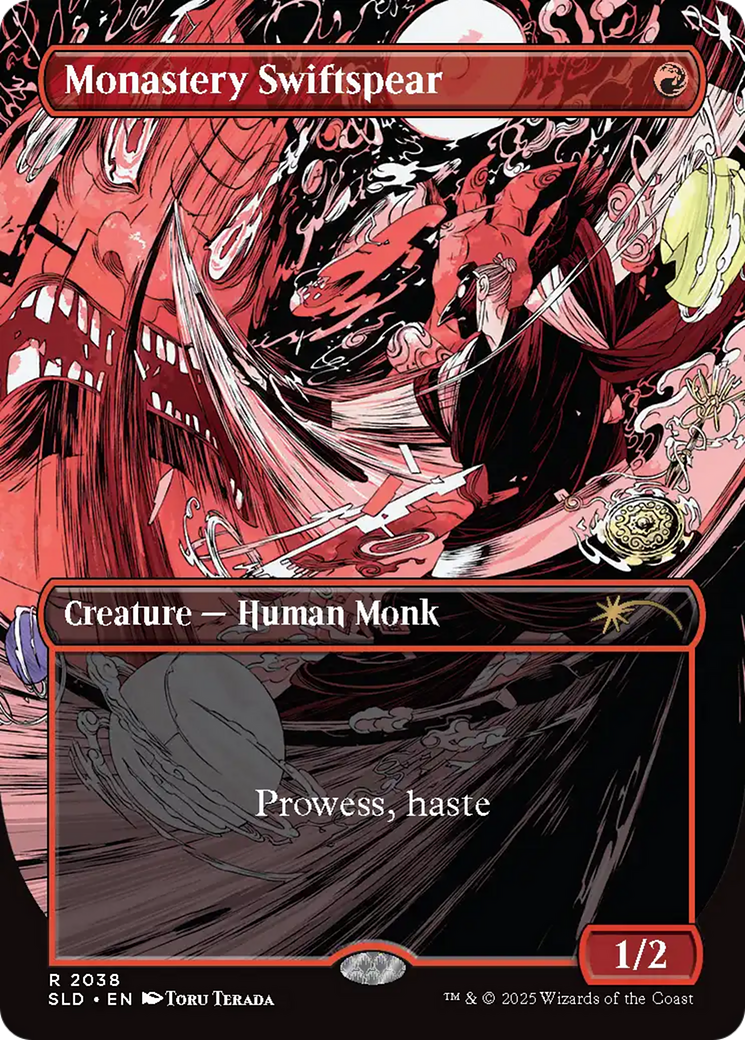 Monastery Swiftspear (2038) (Rainbow Foil) [Secret Lair Drop Series] | Cracking-Singles