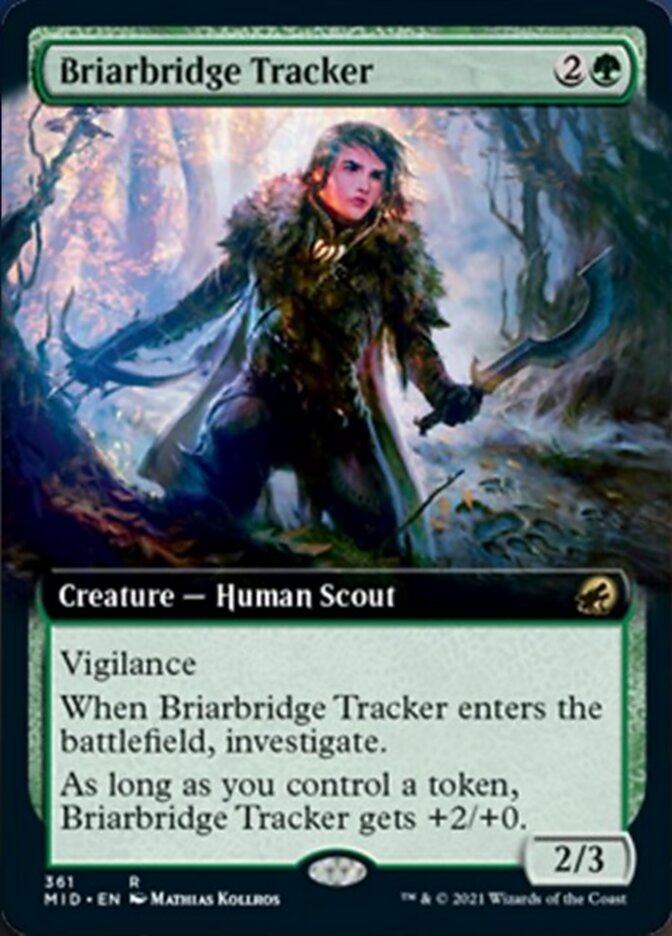 Briarbridge Tracker (Extended Art) [Innistrad: Midnight Hunt] | Cracking-Singles