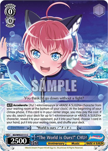 "The World is Ours!" CHU2 [BanG Dream! Girls Band Party! 5th Anniversary] | Cracking-Singles