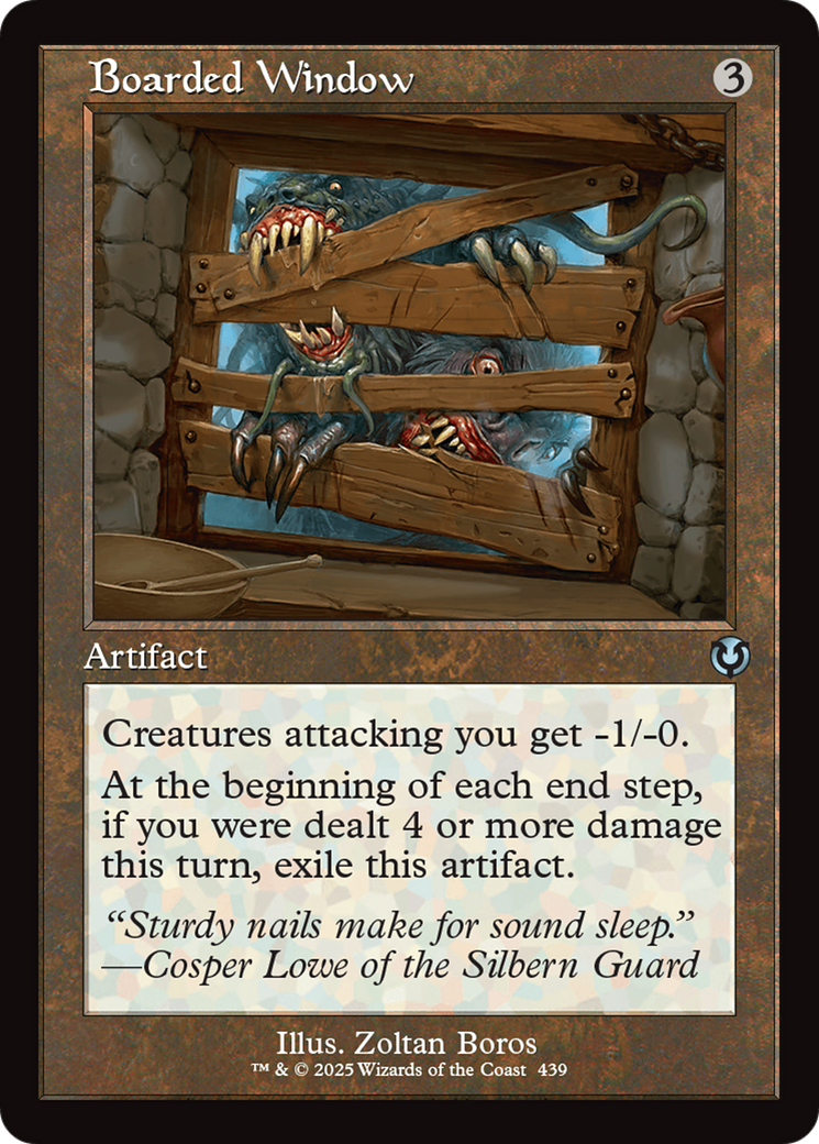 Boarded Window (Retro Frame) [Innistrad Remastered] | Cracking-Singles