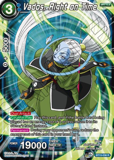 Vados, Right on Time (BT15-036) [Saiyan Showdown] | Cracking-Singles