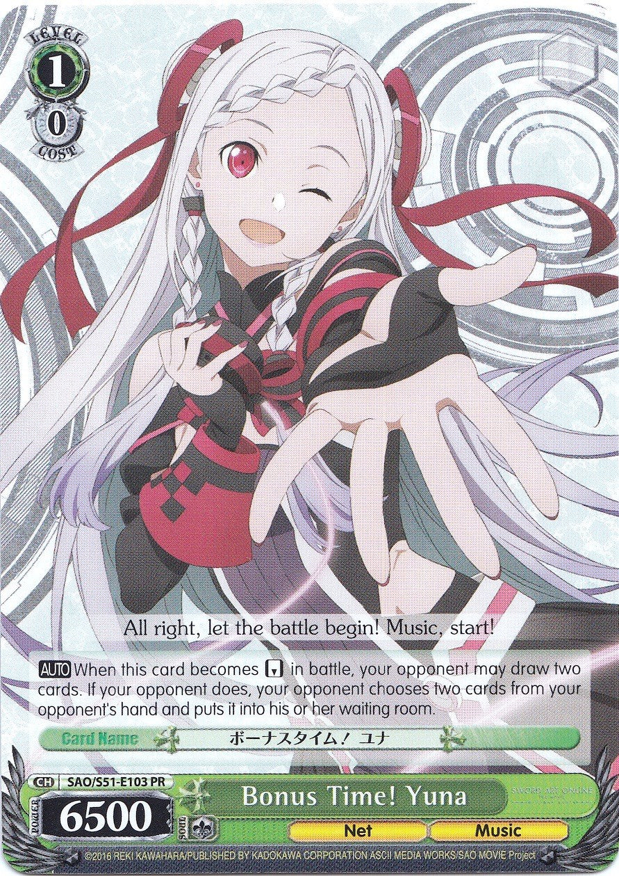 Bonus Time! Yuna (SAO/S51-E103 PR) (Promo) [Sword Art Online The Movie: -Ordinal Scale-] | Cracking-Singles