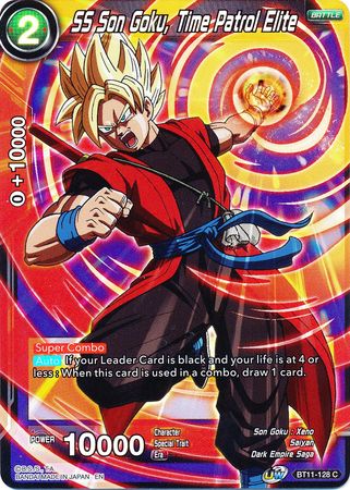 SS Son Goku, Time Patrol Elite (BT11-128) [Vermilion Bloodline 2nd Edition] | Cracking-Singles