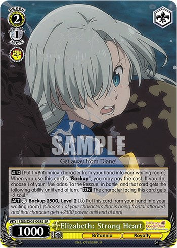 Elizabeth: Strong Heart (SR) [The Seven Deadly Sins: Revival of The Commandments] | Cracking-Singles