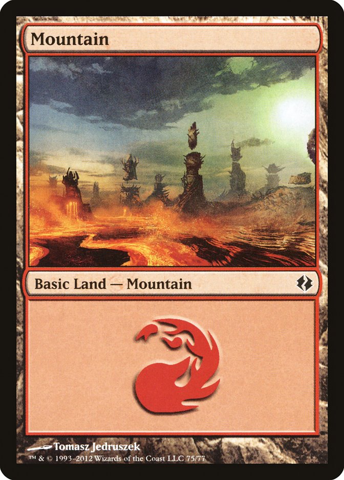 Mountain (75) [Duel Decks: Venser vs. Koth] | Cracking-Singles