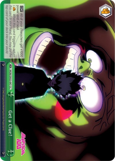 Get a Clue! (MOB/SX02-047 CC) [Mob Psycho 100] | Cracking-Singles