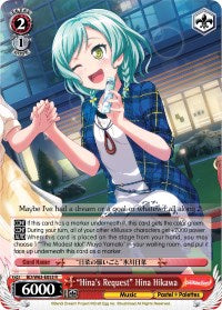 "Hina's Request" Hina Hikawa (BD/W63-E053 R) [BanG Dream! Girls Band Party! Vol.2] | Cracking-Singles