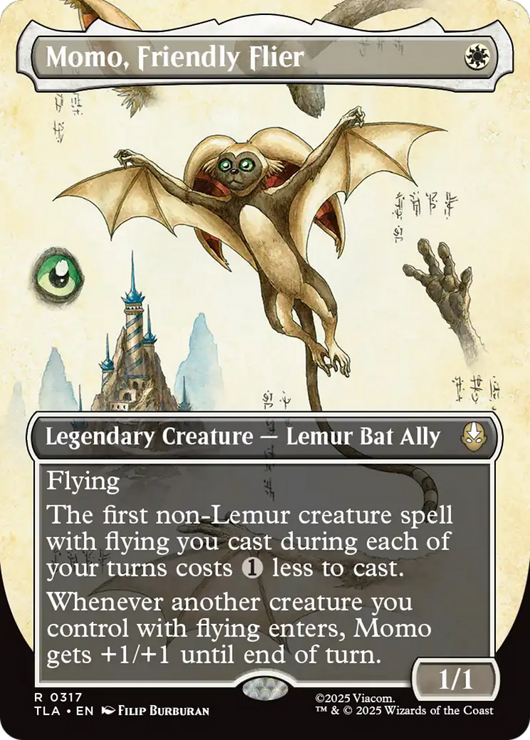 Momo, Friendly Flier (Borderless) [Avatar: The Last Airbender] | Cracking-Singles
