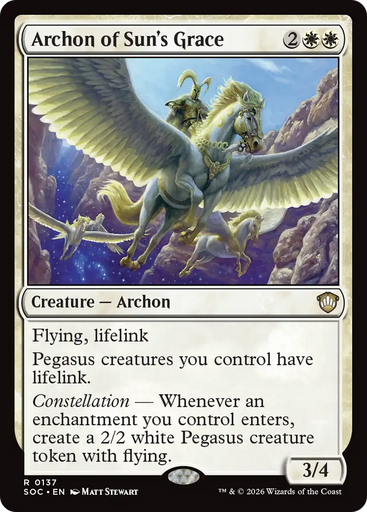 Archon of Sun's Grace [Secrets of Strixhaven Commander] | Cracking-Singles