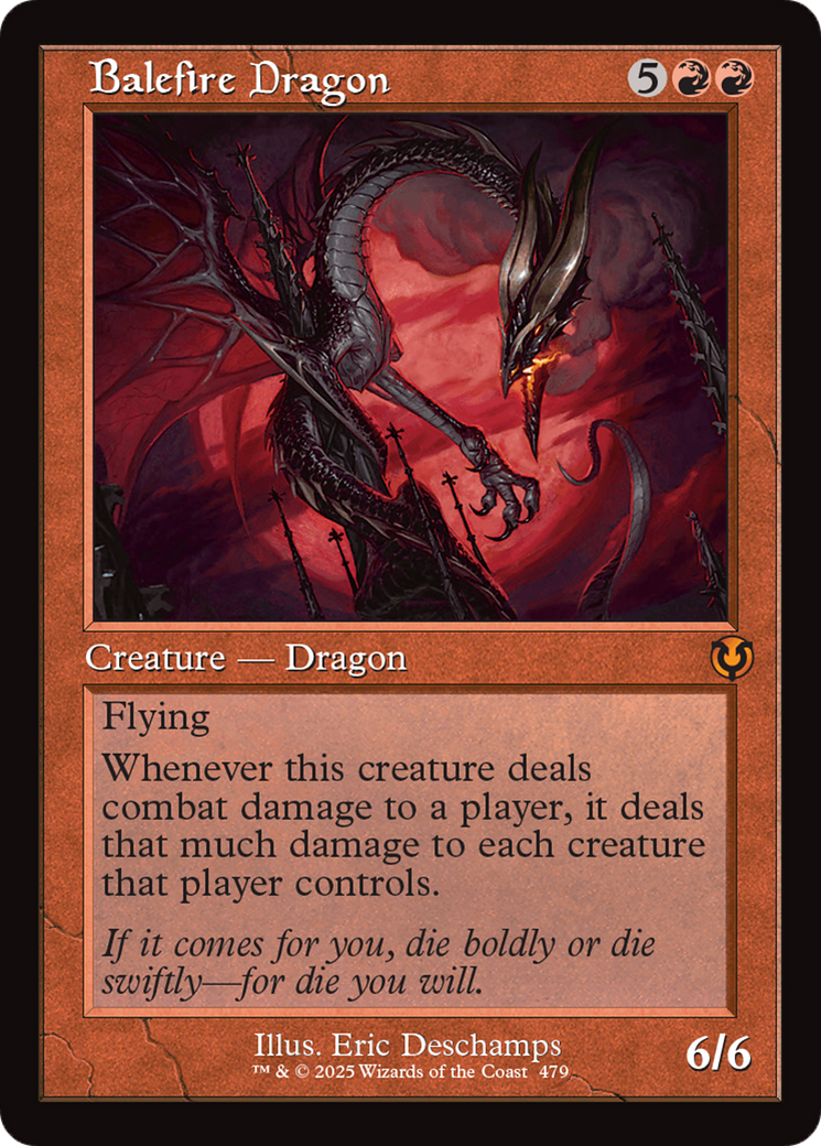 Balefire Dragon (Retro Frame) [Innistrad Remastered] | Cracking-Singles