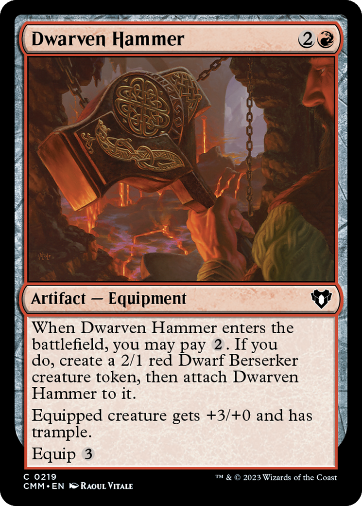 Dwarven Hammer [Commander Masters] | Cracking-Singles