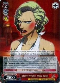 Totally Wrong, Miss Kanji (P4/EN-S01-059 U) [Persona 4 ver.E] | Cracking-Singles