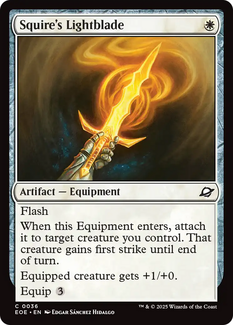 Squire's Lightblade [Edge of Eternities] | Cracking-Singles