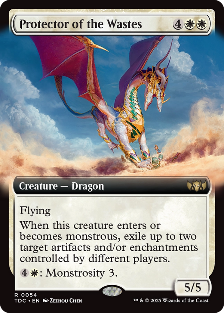 Protector of the Wastes (Extended Art) [Tarkir: Dragonstorm Commander] | Cracking-Singles