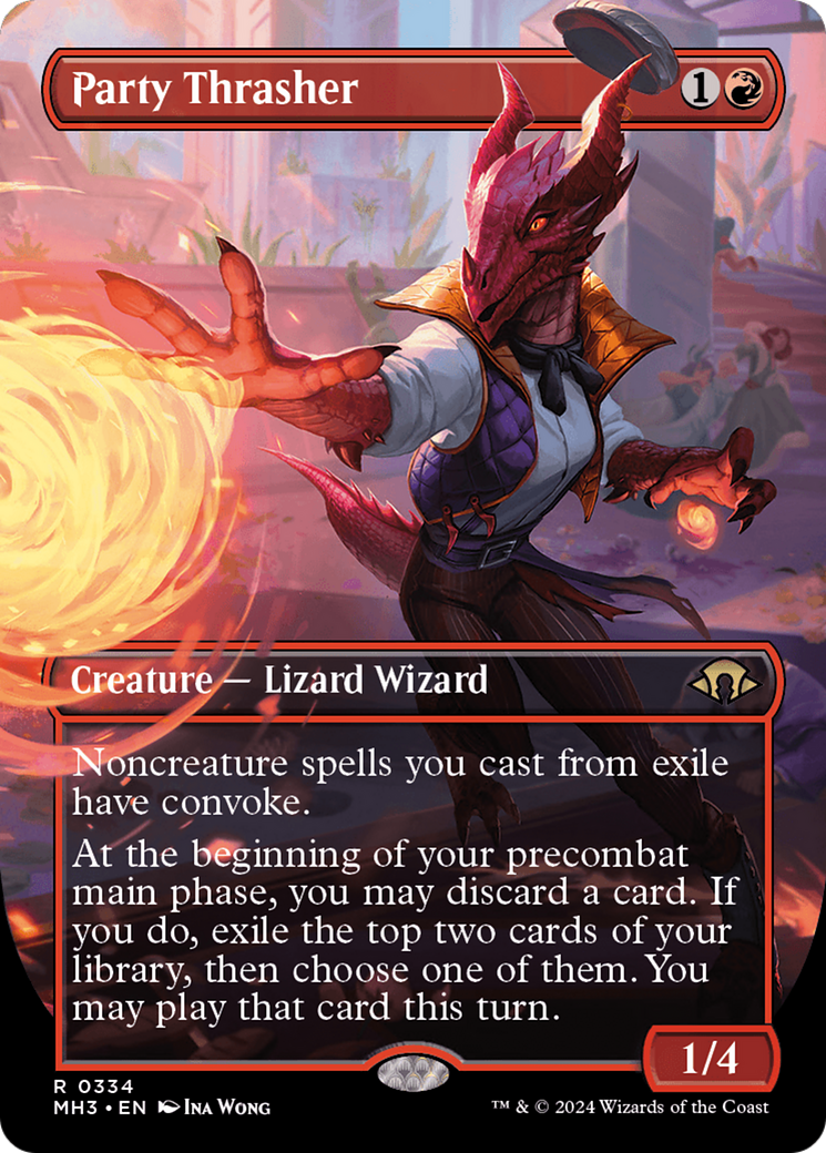 Party Thrasher (Borderless) [Modern Horizons 3] | Cracking-Singles