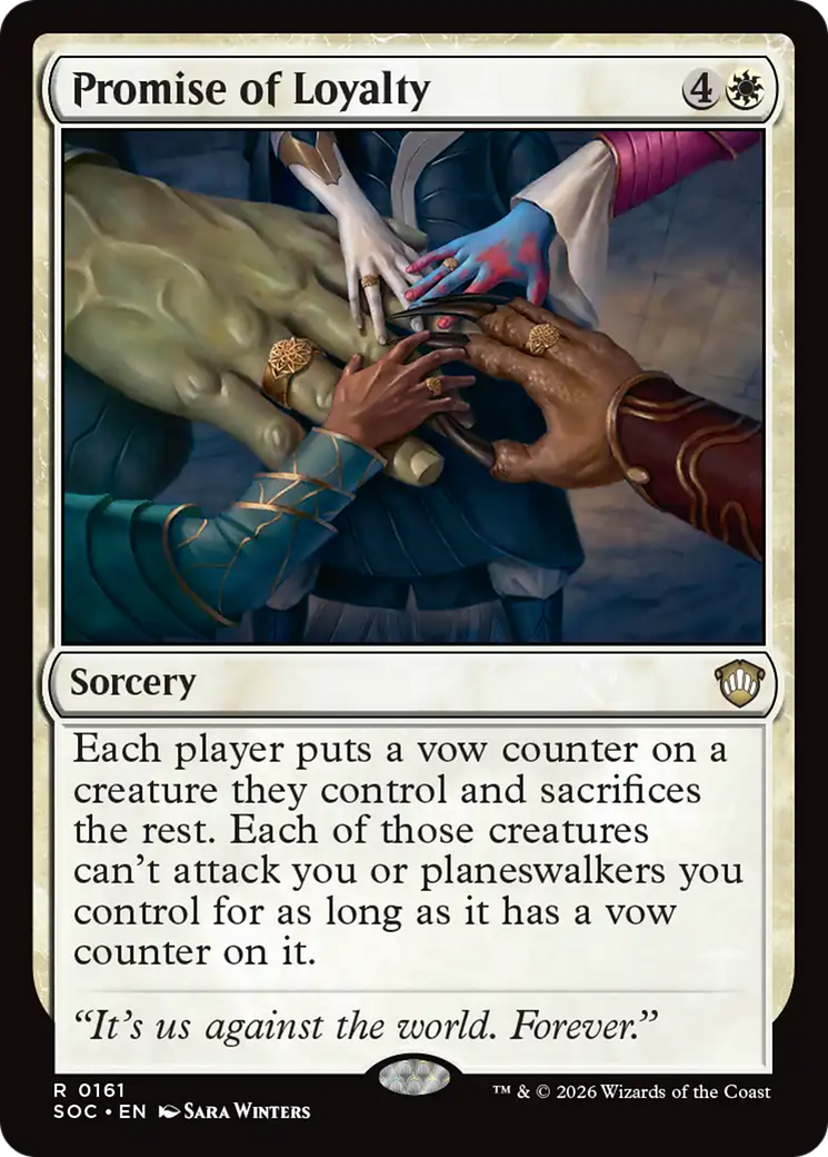 Promise of Loyalty [Secrets of Strixhaven Commander] | Cracking-Singles