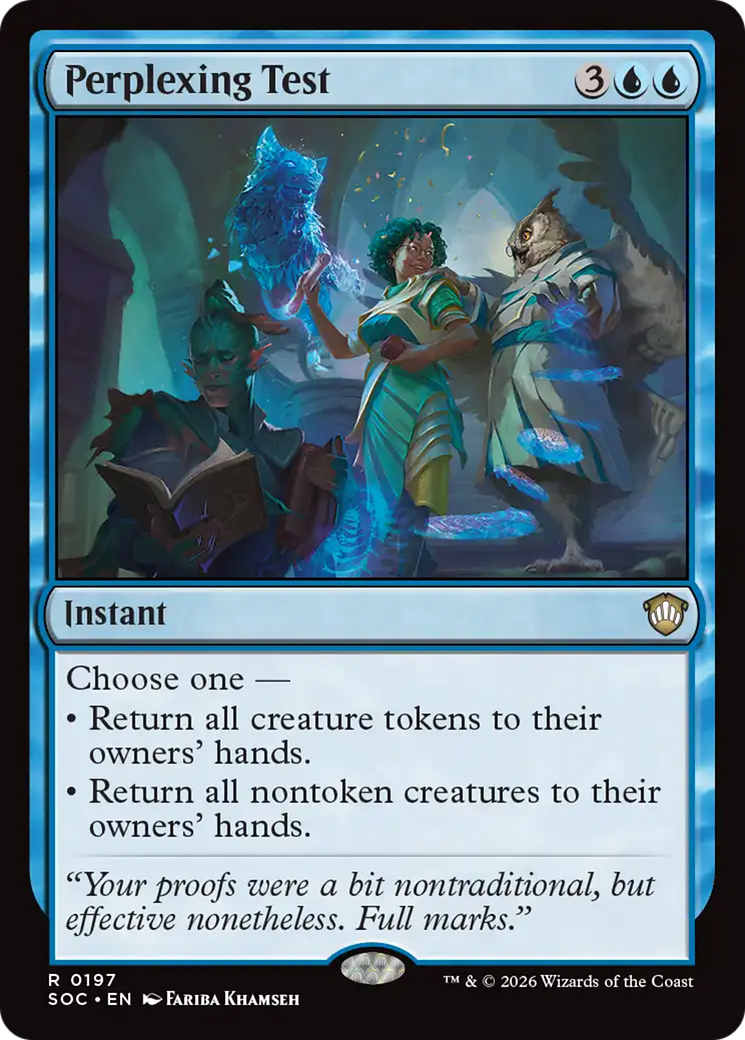 Perplexing Test [Secrets of Strixhaven Commander] | Cracking-Singles