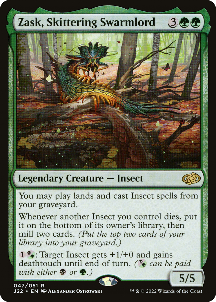 Zask, Skittering Swarmlord [Jumpstart 2022] | Cracking-Singles