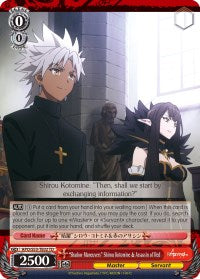 "Shadow Maneuvers" Shirou Kotomine & Assassin of Red (APO/S53-TE02 TD) [Fate/Apocrypha] | Cracking-Singles