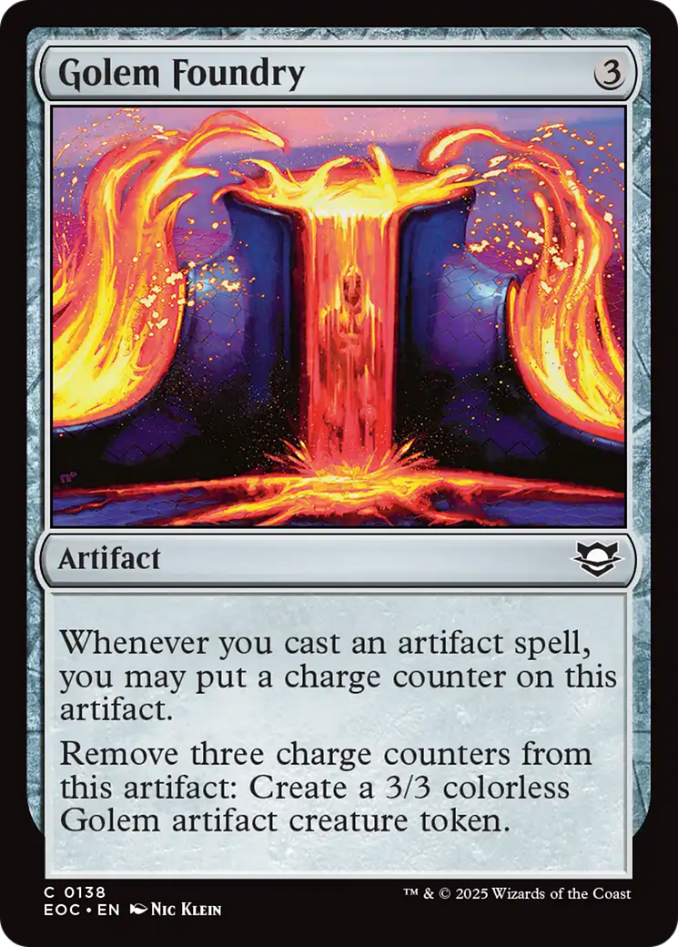 Golem Foundry [Edge of Eternities Commander] | Cracking-Singles
