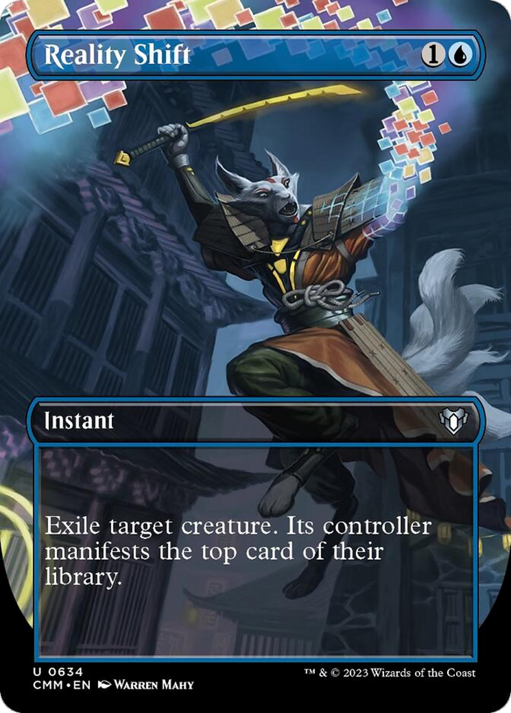 Reality Shift (Borderless Alternate Art) [Commander Masters] | Cracking-Singles