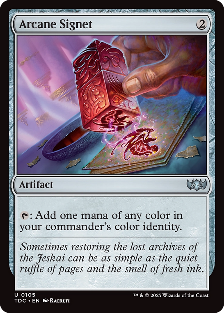 Arcane Signet [Tarkir: Dragonstorm Commander] | Cracking-Singles